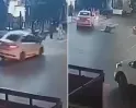 Speeding SUV Hits Motorcycle and Shop in Varanasi's Sigra Area, Three People Injured