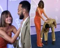 Chrissy Teigen Experiences Wardrobe Malfunction, John Legend Assists At 2026 AMAs