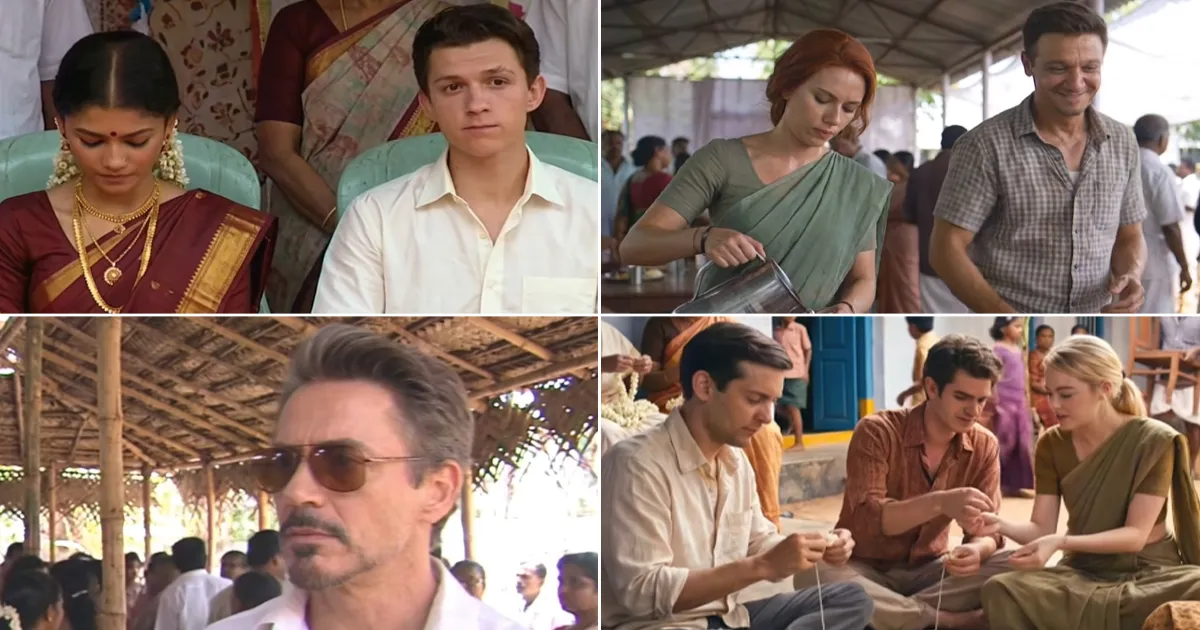 AI-Generated Images Show Tom Holland And Zendaya In South Indian Wedding Looks