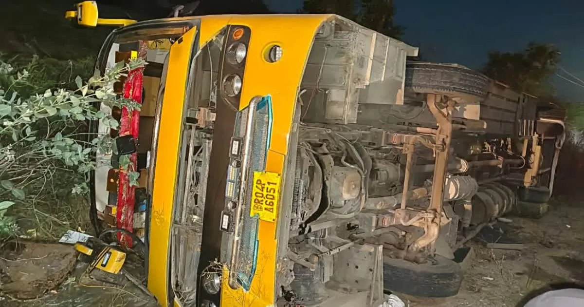 7 Dead in Series of Rajasthan Road Accidents Including Sleeper Bus Overturn