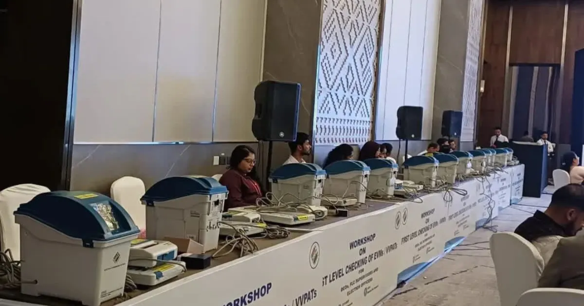 Election Commission Starts EVM-VVPAT Checking for Upcoming Assembly Polls