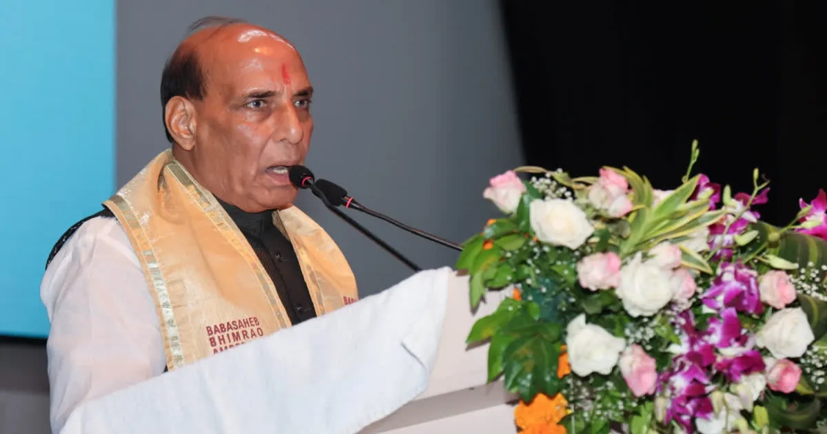 Rajnath Singh Urges Youth To Bring Change Through Constitutional Means