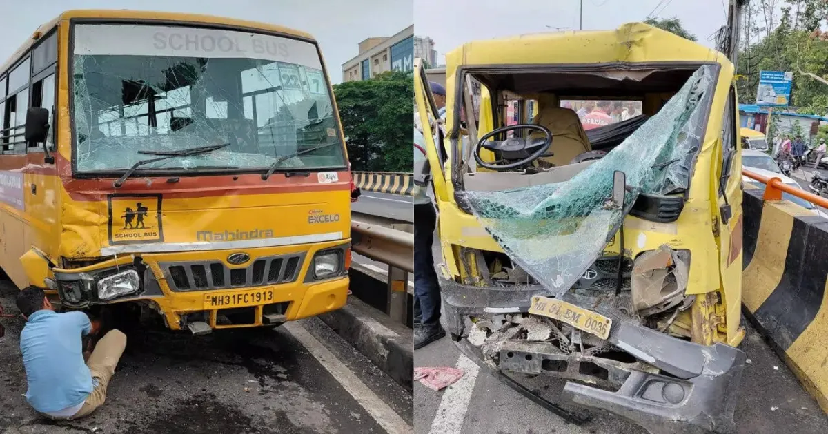 Nagpur School Van Crash Kills Driver and Injures Four Children