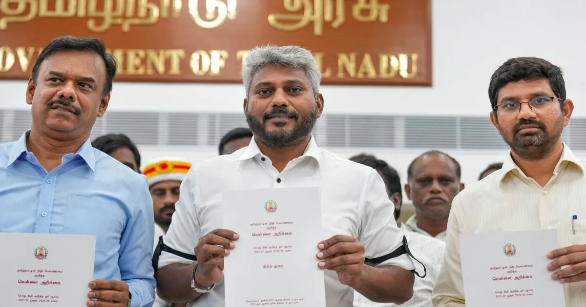 Tamil Nadu Government Releases White Paper Showing Rs 13.18 Lakh Crore Liabilities
