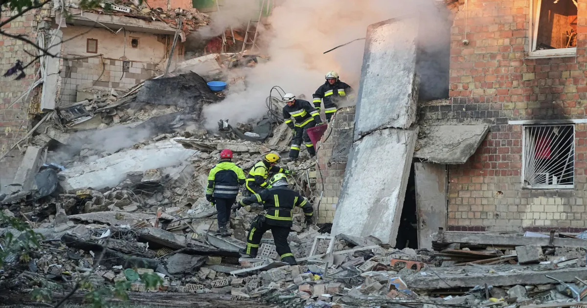 Russian Missiles Devastate Kyiv, Kill Three Including Teen