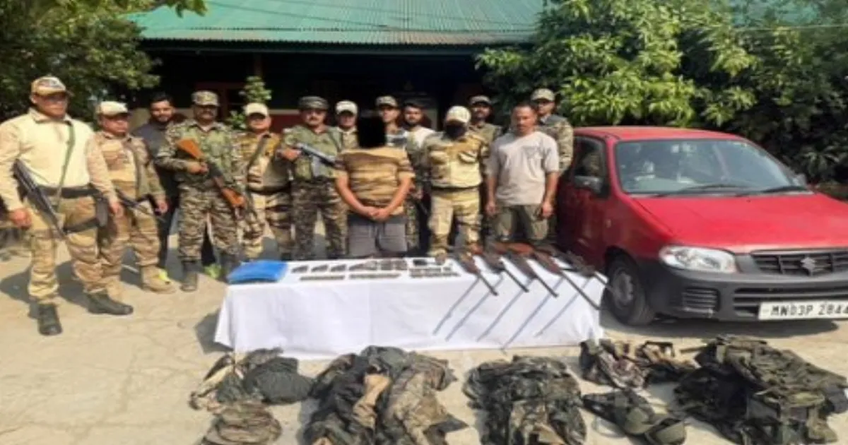 Militant Crackdown in Manipur! Nine Militants, Arms Seized