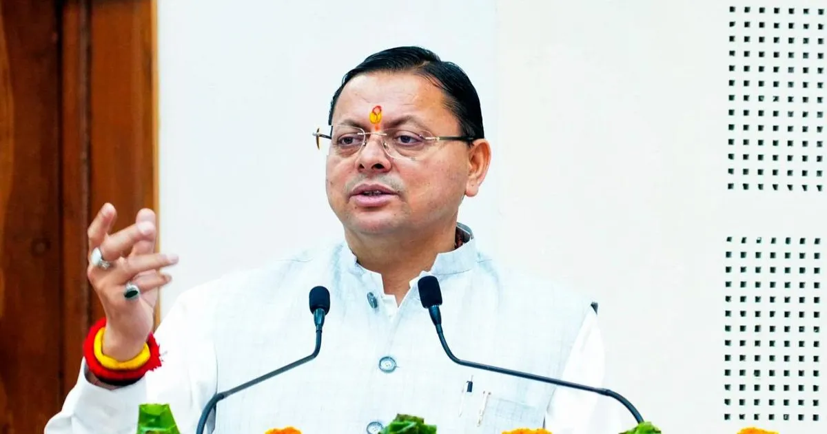 CM Dhami Rejects Caste Discrimination Claims, Targets Congress Over ‘Shuddhikaran’ Row
