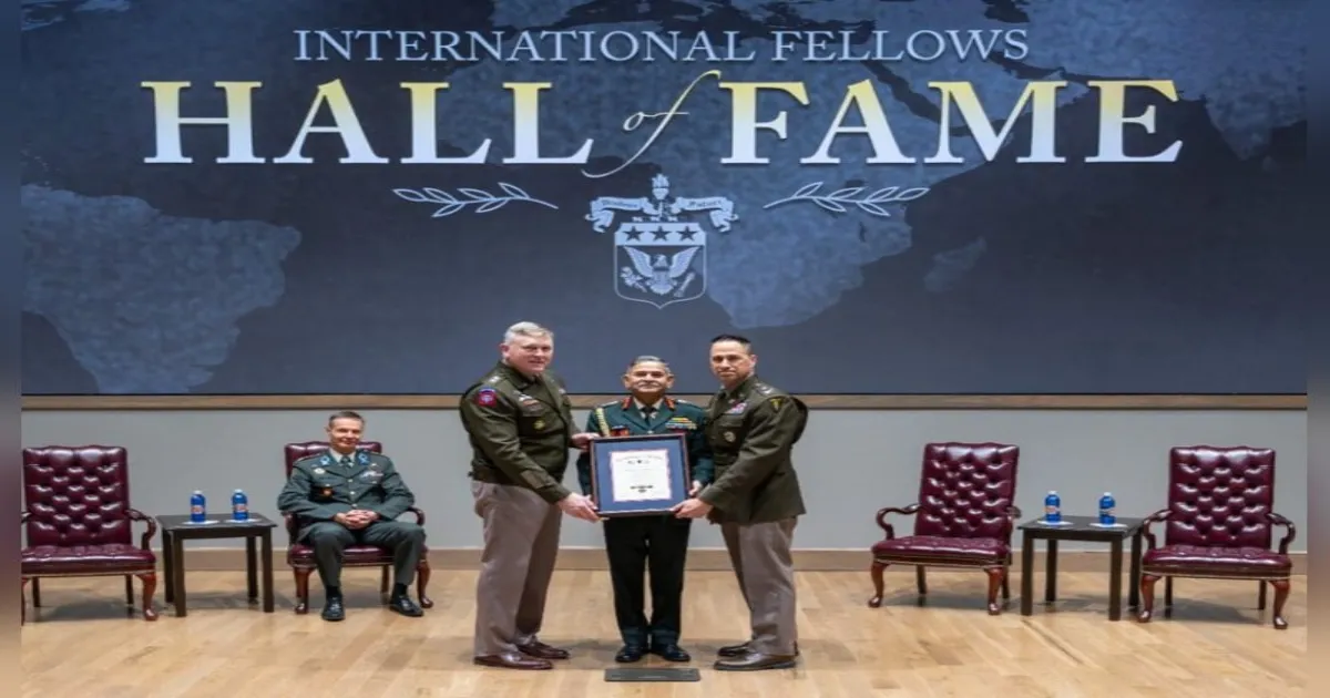 Upendra Dwivedi Inducted Into US Army War College International Hall Of Fame