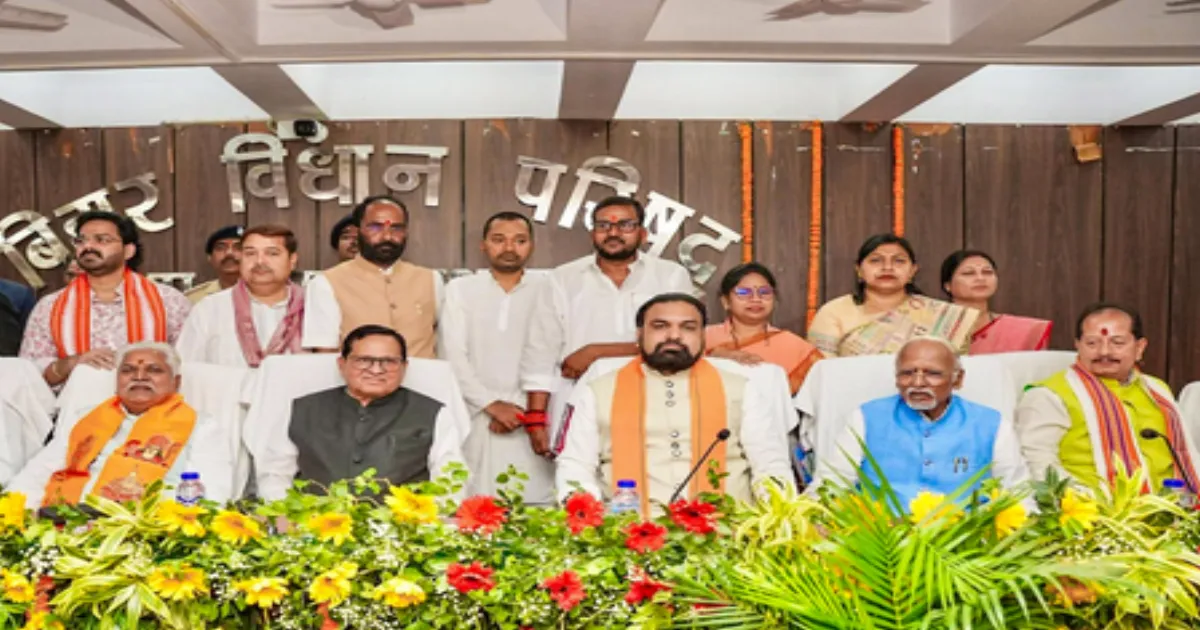 Ten Newly Elected Bihar MLCs Take Oath In Patna, Nine Represent NDA