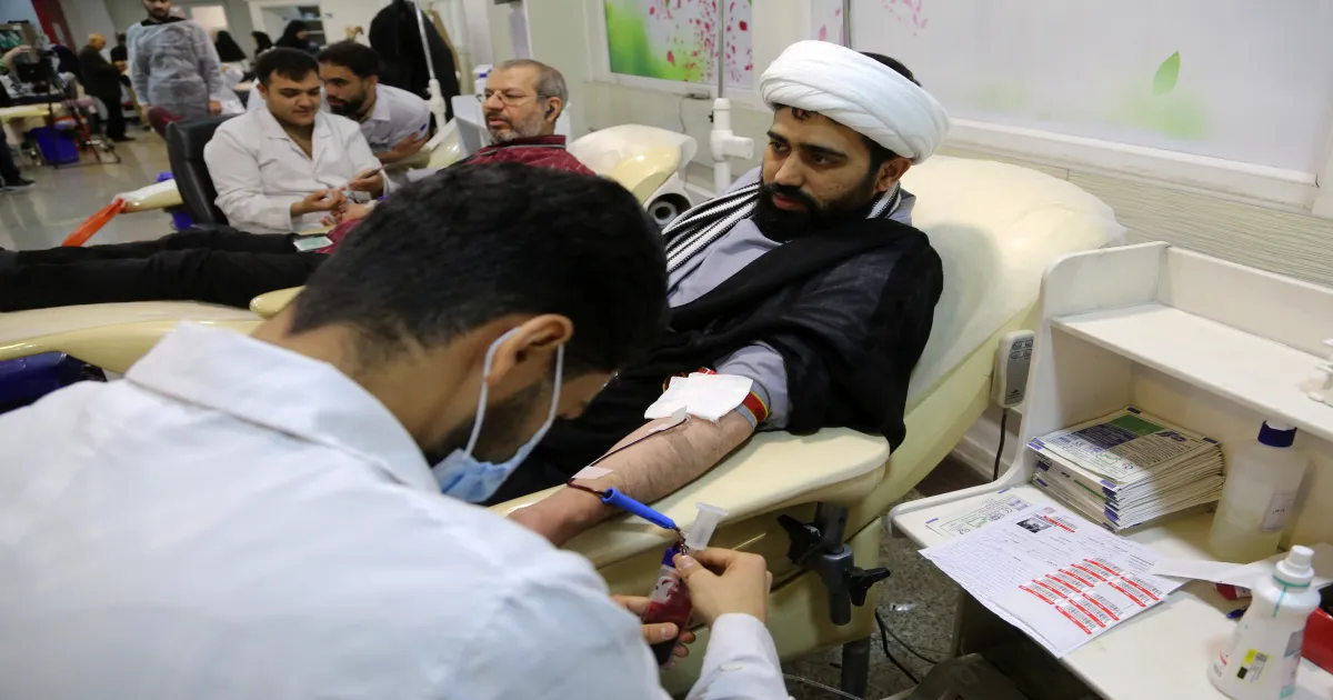 Every Drop Counts: Citizens Rush To Donate Blood Amid Iran Crisis