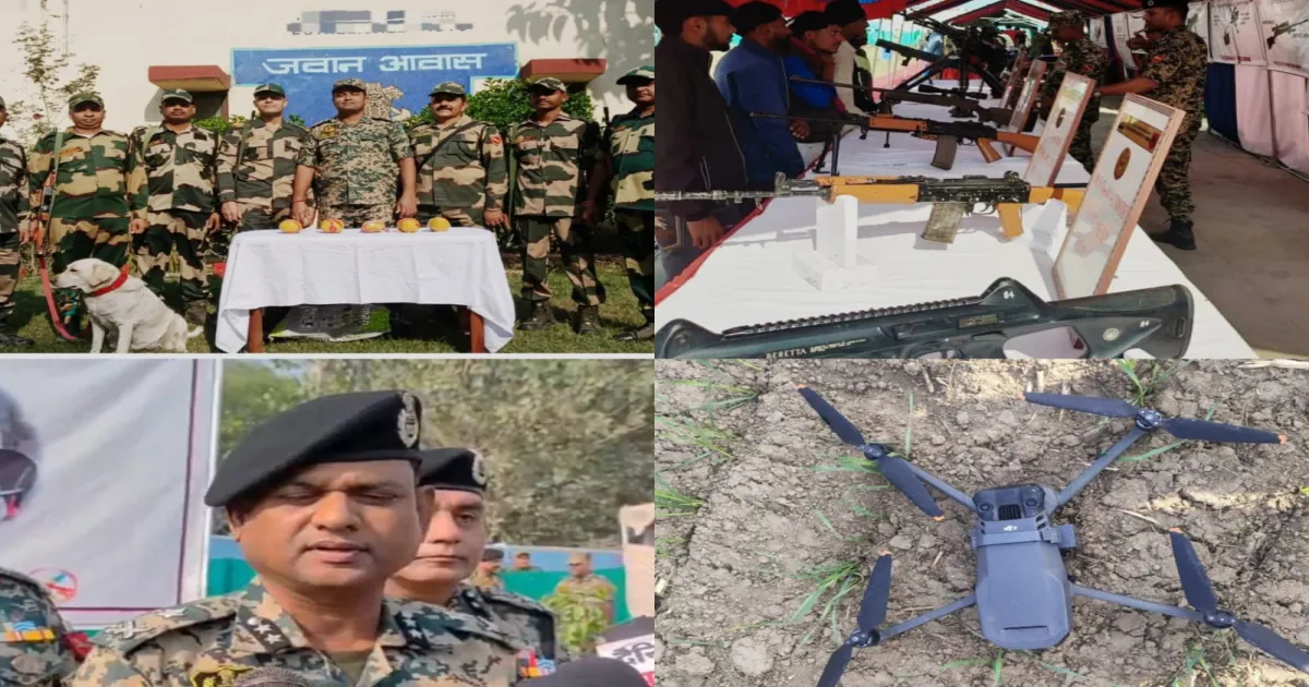 BSF Downs 255 Pakistani Drones in 2025 Amid Intensifying Aerial Smuggling War