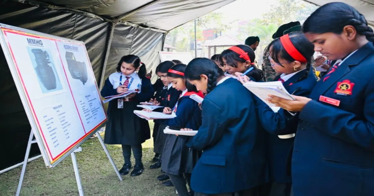 Indian Army Displays Weapons and Capabilities at Know Your Army Event in Agartala