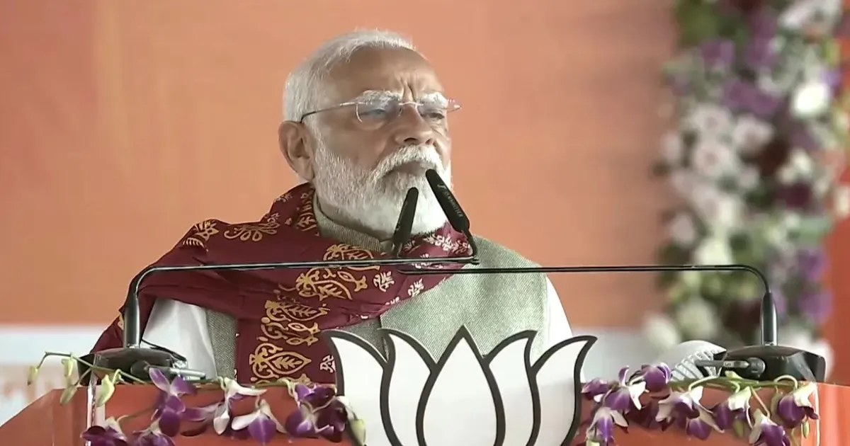 PM Modi Accuses TMC of ‘Mahajungle Raj’ in Singur Rally