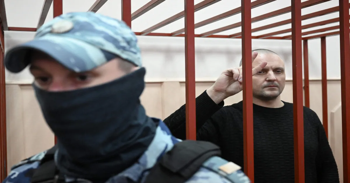 Putin Critic Udaltsov Gets 6 Years in Jail for Terrorism Justification