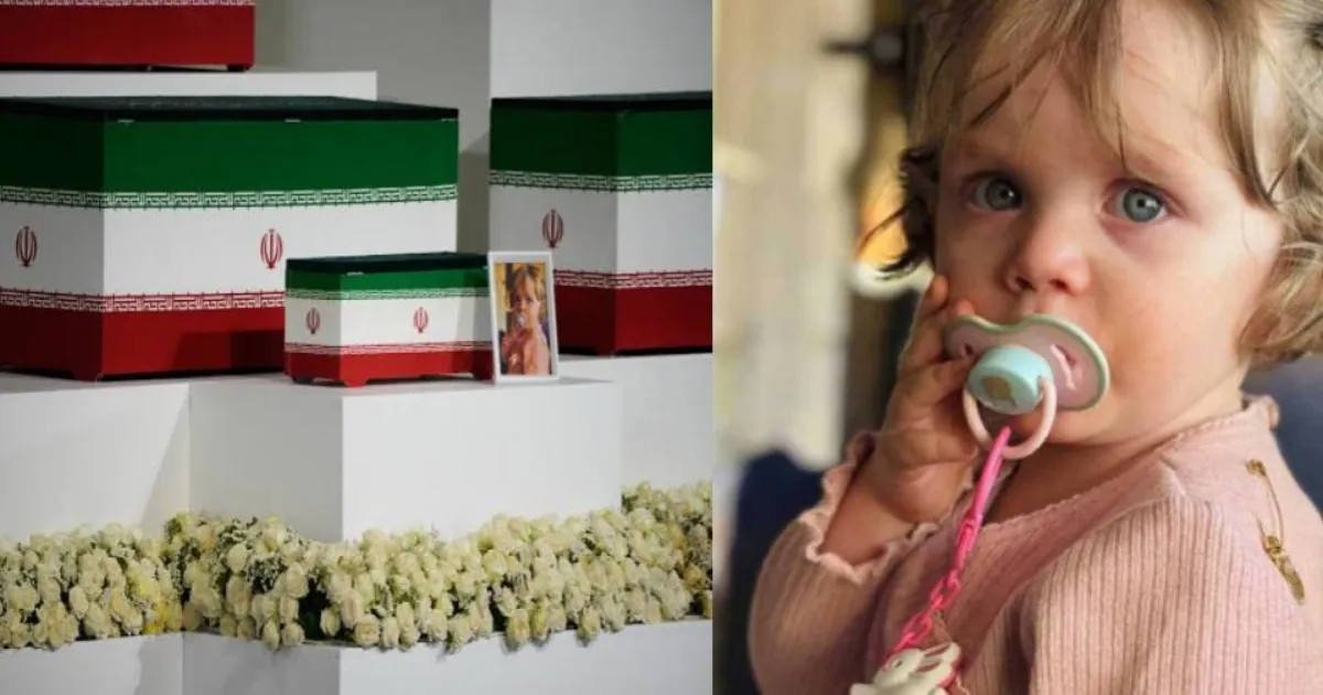 Khamenei’s 14-Month-Old Granddaughter’s Coffin Displayed at Tehran Funeral Ceremony
