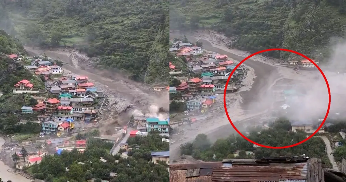 Uttarkashi Cloudburst: Homes Swept Away in Flash Floods