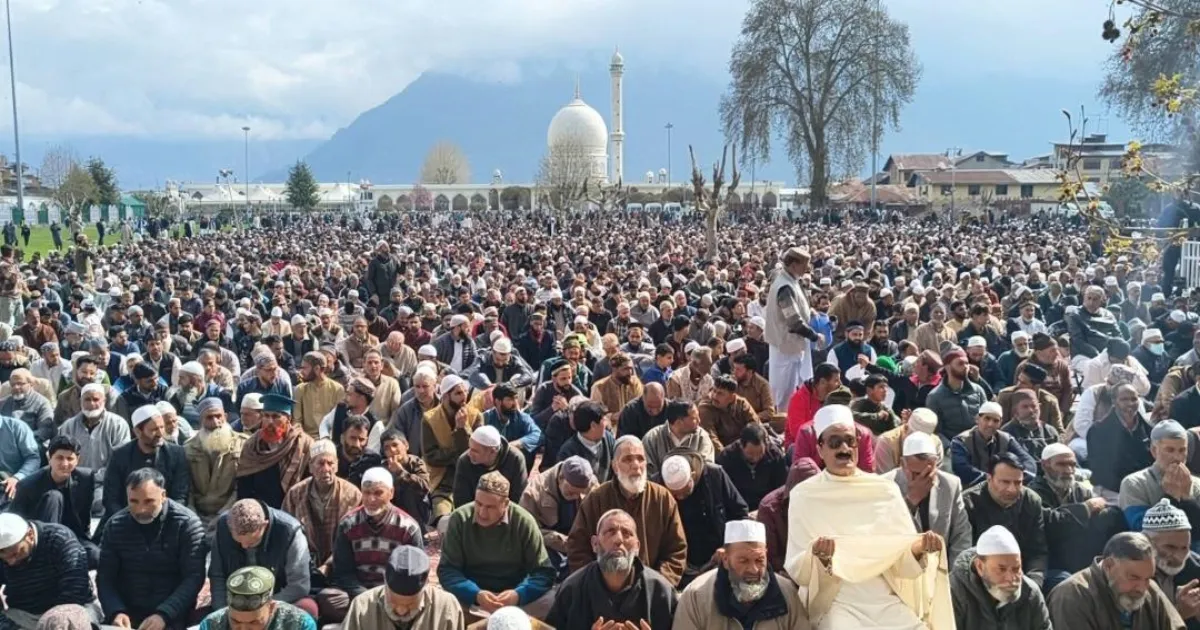Eid in J&K: Peaceful Prayers Bring Thousands Together Across Valley and Jammu