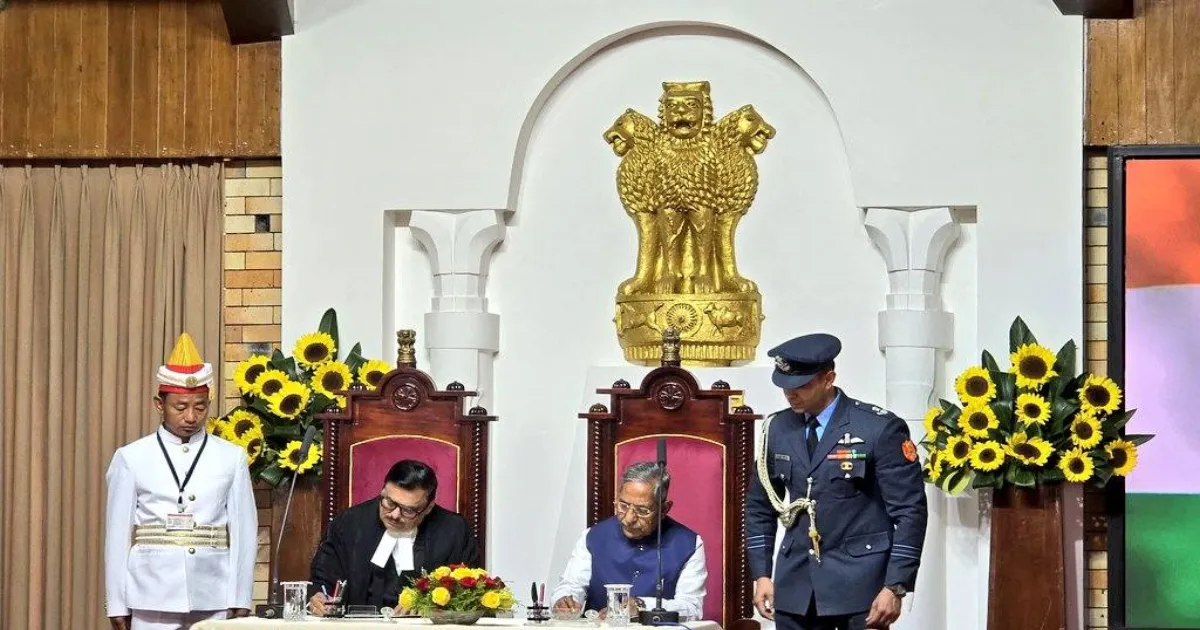 Nand Kishore Yadav Sworn In As 23rd Governor Of Nagaland In Kohima