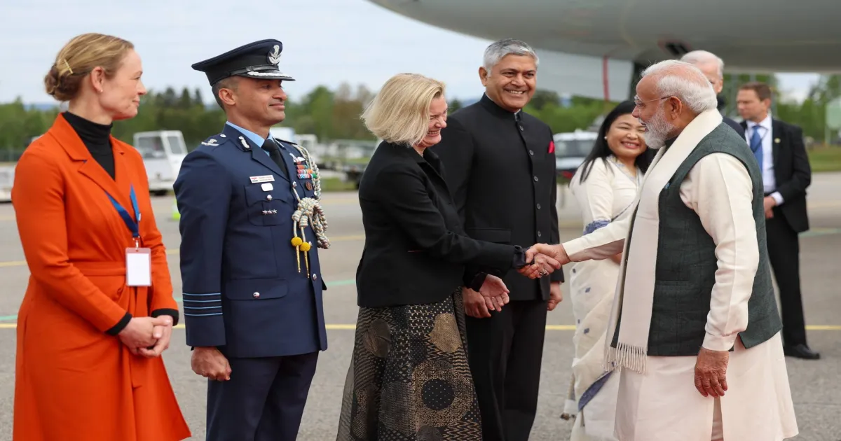 PM Modi Arrives In Norway, To Strengthen Bilateral Relations