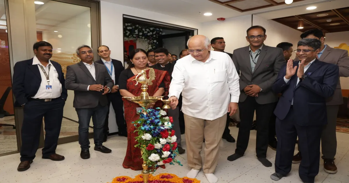 Gujarat CM Inaugurates Hexaware Delivery Centre In GIFT City