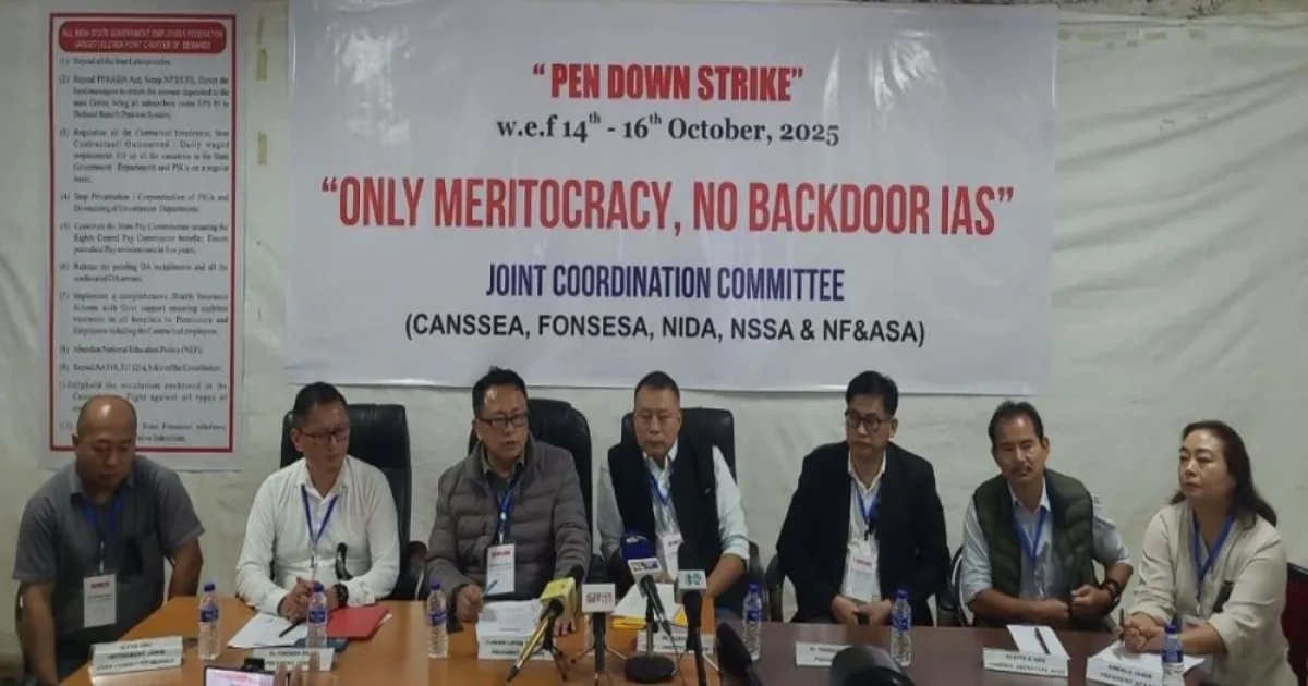 Nagaland Bureaucracy Paralyzed as Employees Protest Irregular IAS Induction