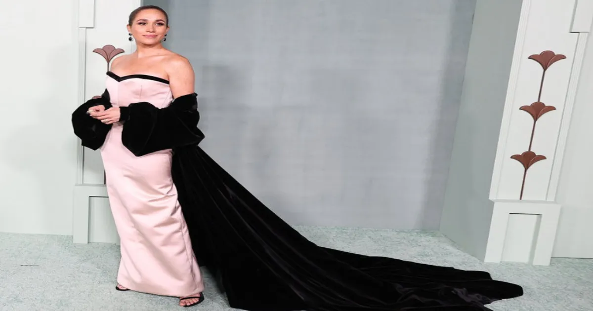 Meghan Markle Shines in Strapless Gown at Fifteen Percent Pledge Gala