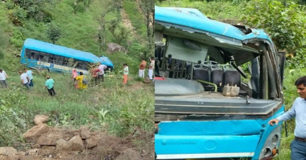 Horror in Himachal: Bus Plunges 100 Feet, Kills 8!