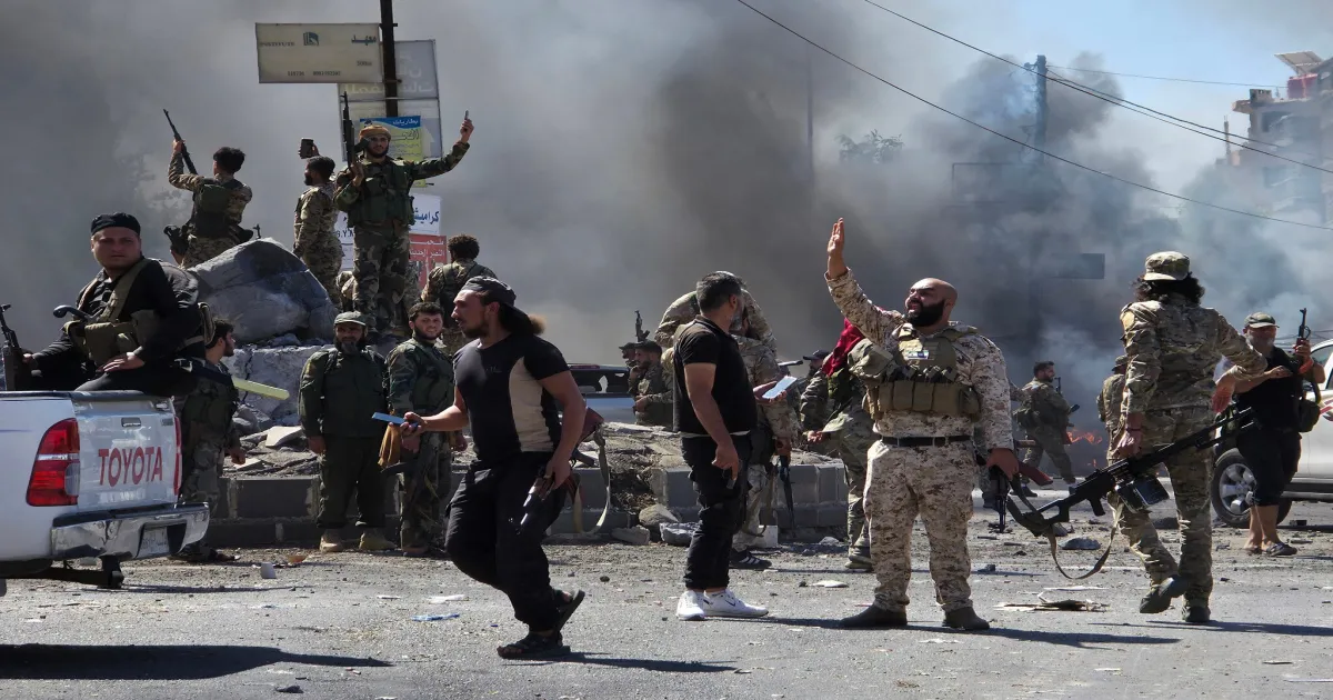 Explosive Clash in Syria: Israel Strikes Damascus Amid Deadly Druze-Rebel Battle in Sweida!