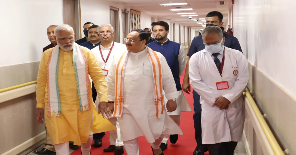 PM Modi Visits AIIMS Delhi; Checks on Vice-President Dhankhar’s Health