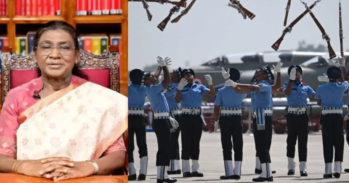 President Murmu Salutes Indian Air Force on 93rd Air Force Day