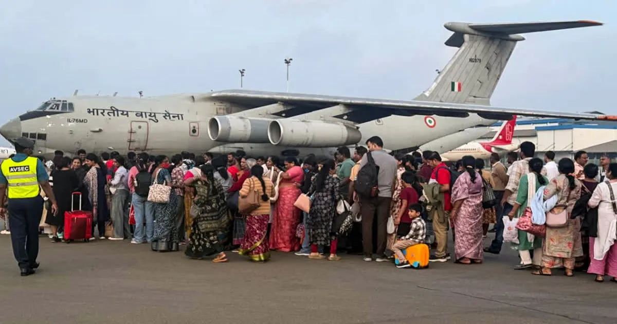 IAF Airlifts 200 Indians From Sri Lanka After Cyclone Ditwah Devastation