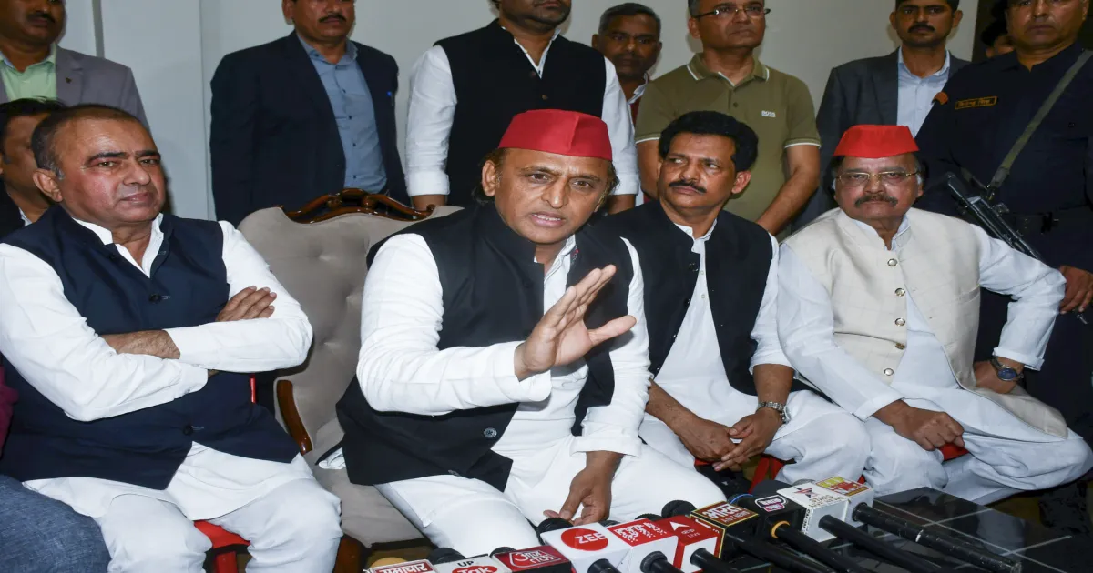 BJP's double engine government is 'double blunder' government: Akhilesh Yadav