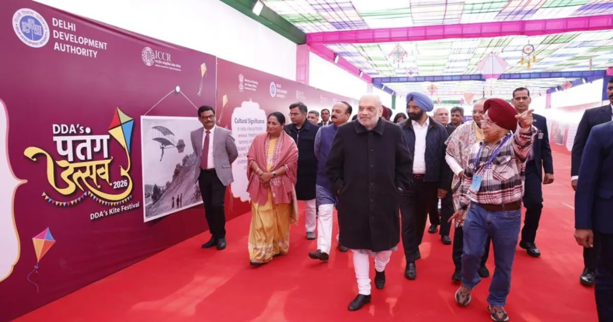 Amit Shah Wants Delhi Kite Festival to Become Global Festival