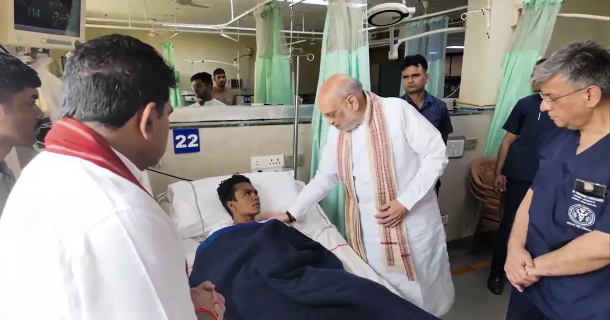 Amit Shah's AIIMS Visit! Injured Heroes of Operation Black Forest Galvanised