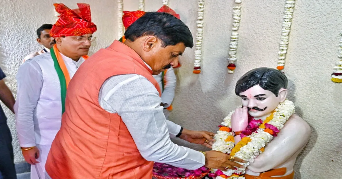 CM Yadav Launches ₹180 Crore Development Projects on Chandrashekhar Azad’s Martyrdom Day