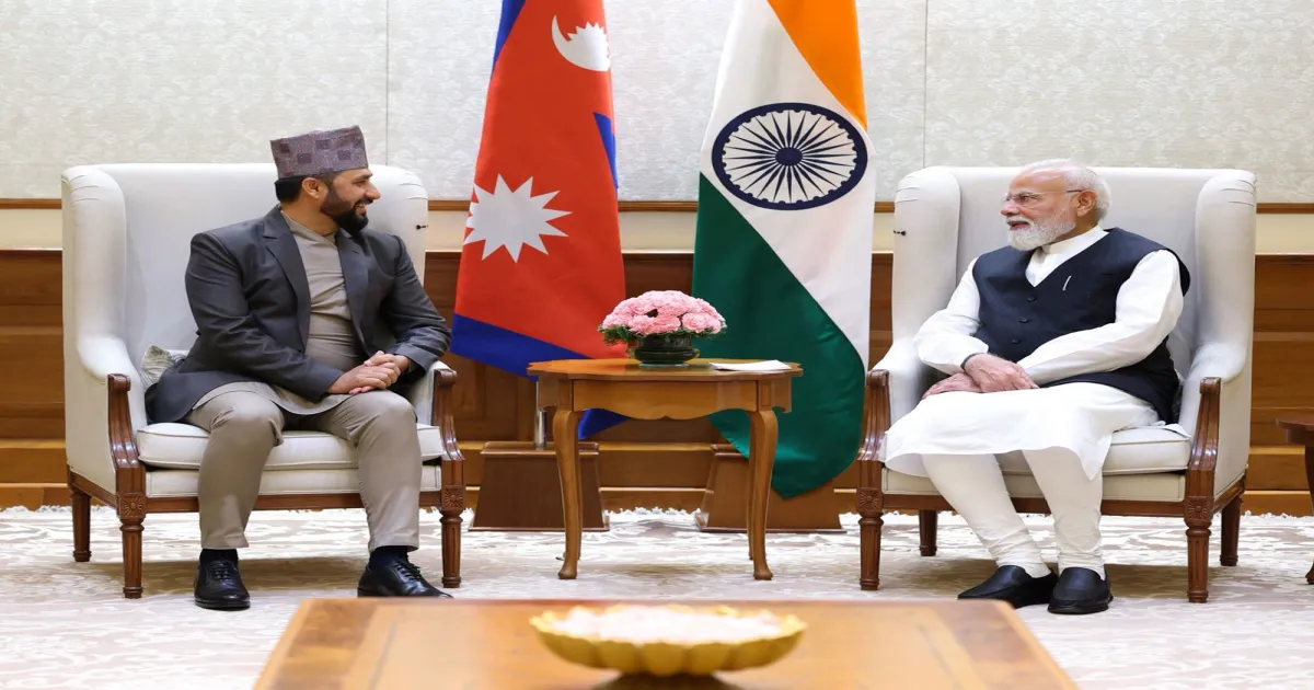 PM Modi Meets Nepal RSP Chief Rabi Lamichhane To Strengthen Bilateral Relations