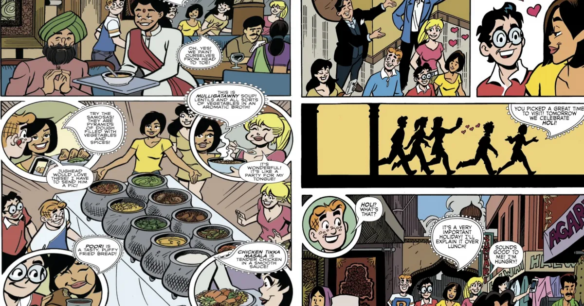 Archie and Friends Celebrate Holi in New Comic Digest