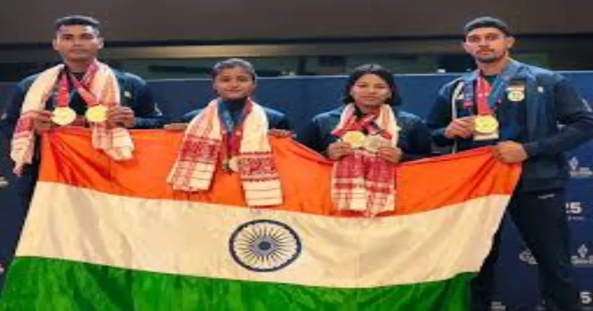 Assam Police Shine at World Police and Fire Games with 5 Gold, 3 Silver in Arm-Wrestling