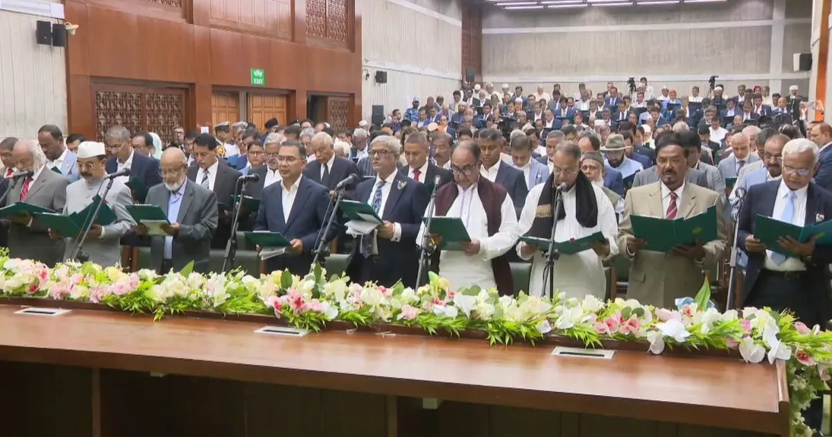 BNP MPs Sworn In as Bangladesh Government Forms, Boycott Reform Council Oath