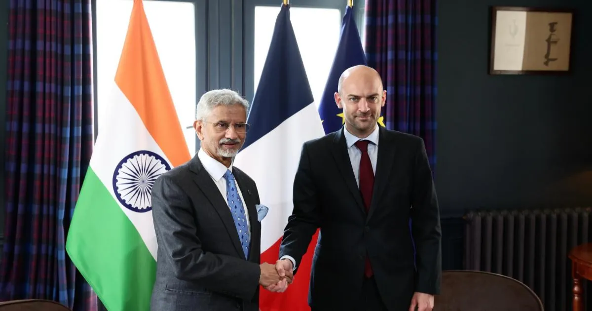 Jaishankar, French Foreign Minister Barrot Review Ukraine, Gulf Developments