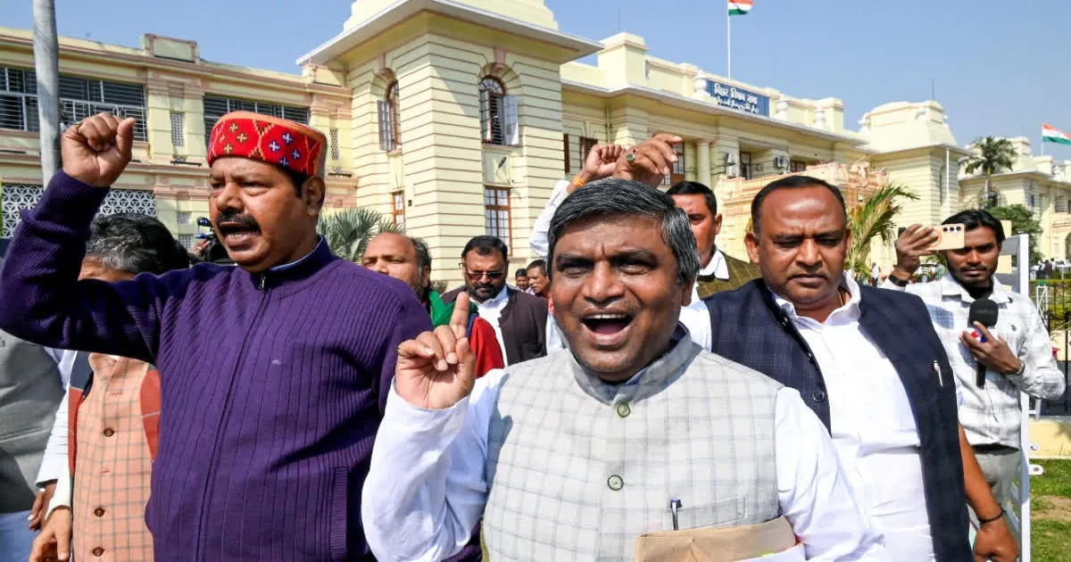 Opposition Members Suspended From Bihar House After Nitish Minister, RJD MLC Confrontation