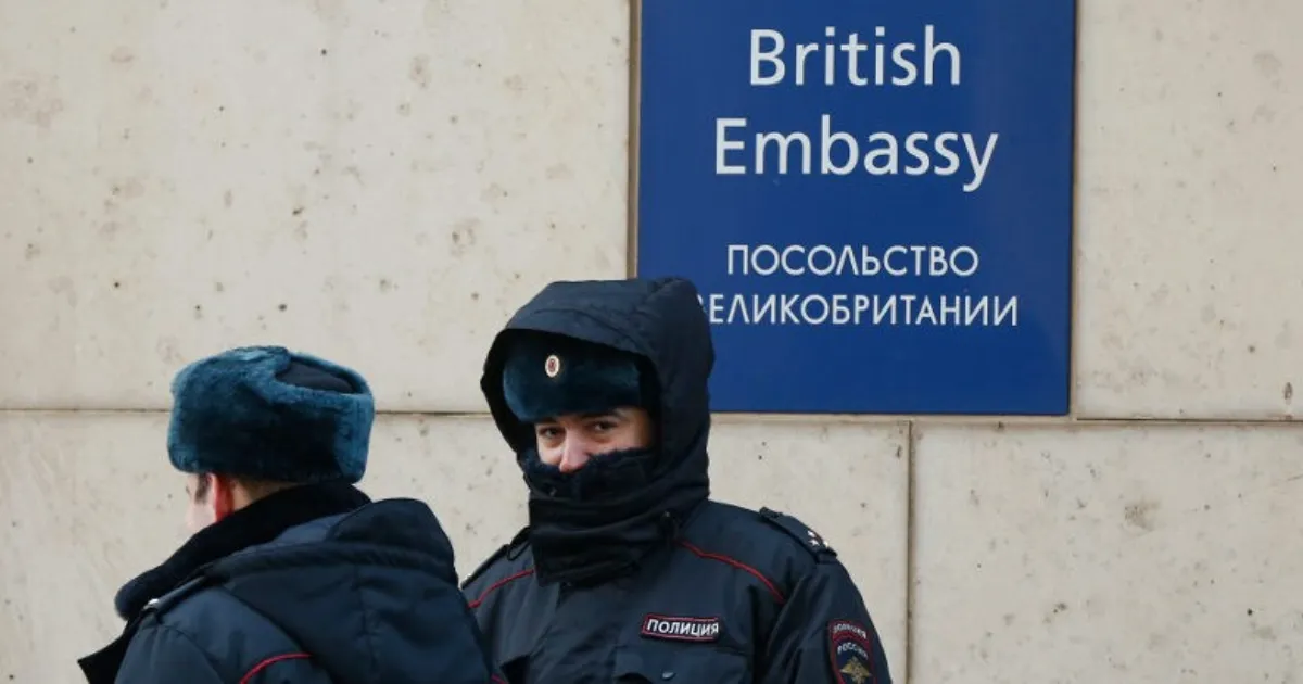 Russia Expels Two Diplomats From British Embassy For Espionage