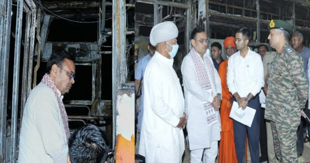 Bus Fire Tragedy: Jammed Door Behind High Casualties in Rajasthan Bus Fire