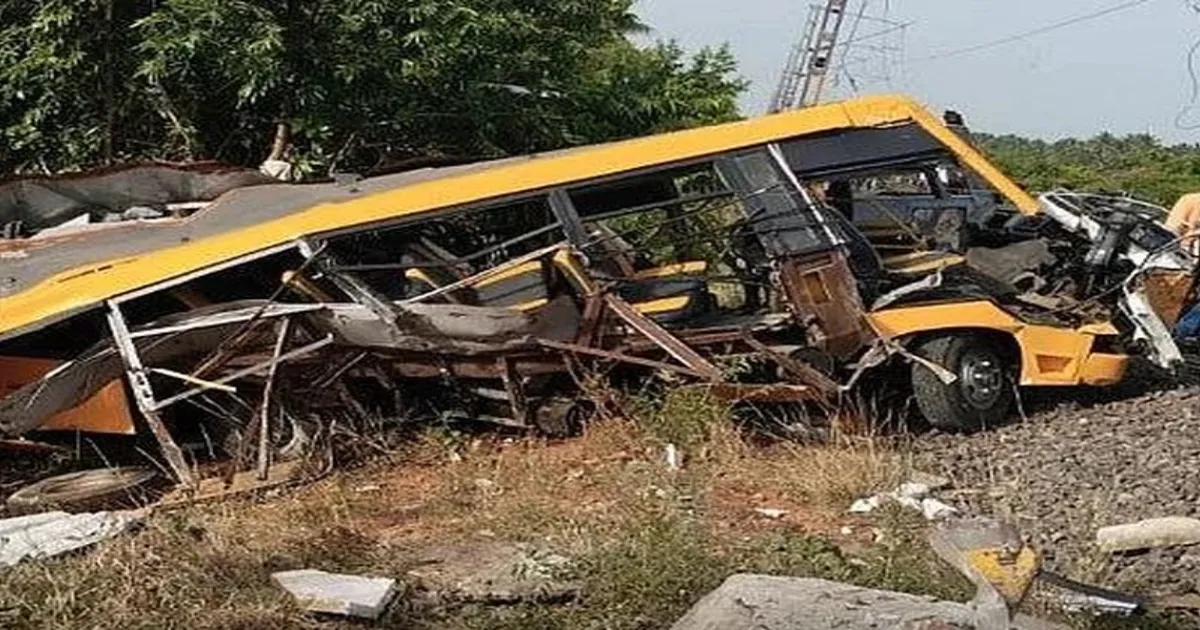 Tragic Train-Van Crash in Cuddalore Kills Two Students, Injures Several
