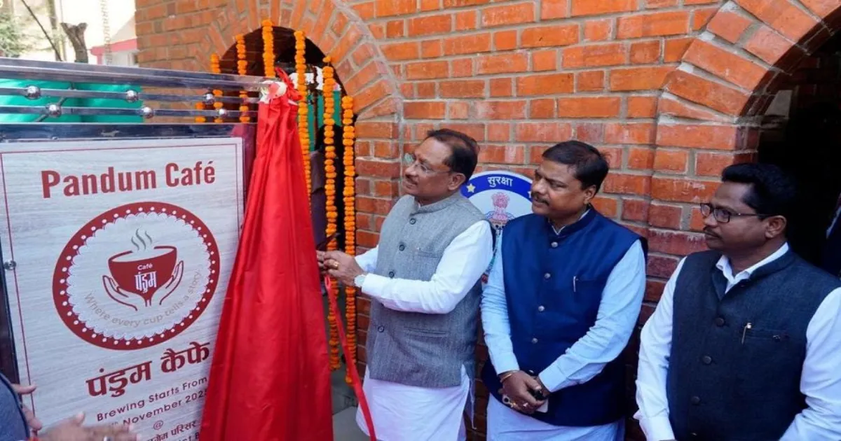 From Guns to Coffee Cups: CM Vishnu Deo Sai Inaugurates Bastar’s Ex-Maoist-Run ‘Pandum Café’