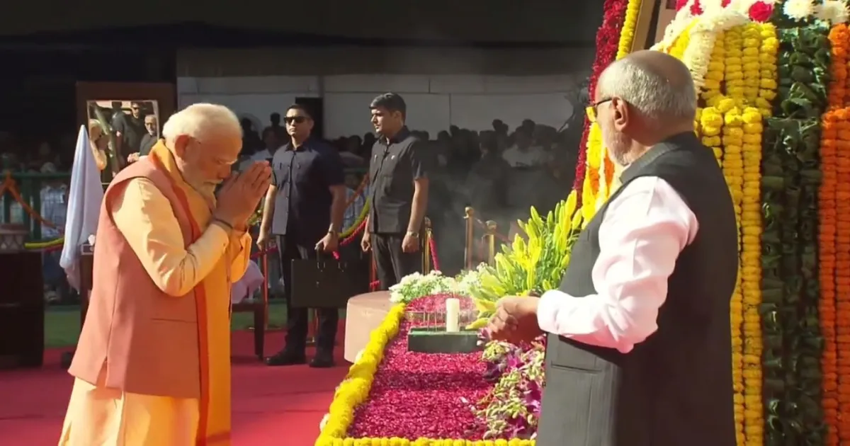PM Modi, VP Radhakrishnan And Leaders Pay Floral Tributes To Ambedkar At Parliament Complex