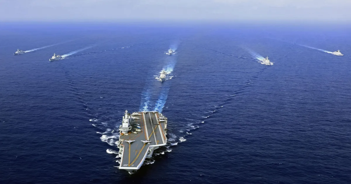China Launches Large-Scale Air and Sea Drills Near Taiwan