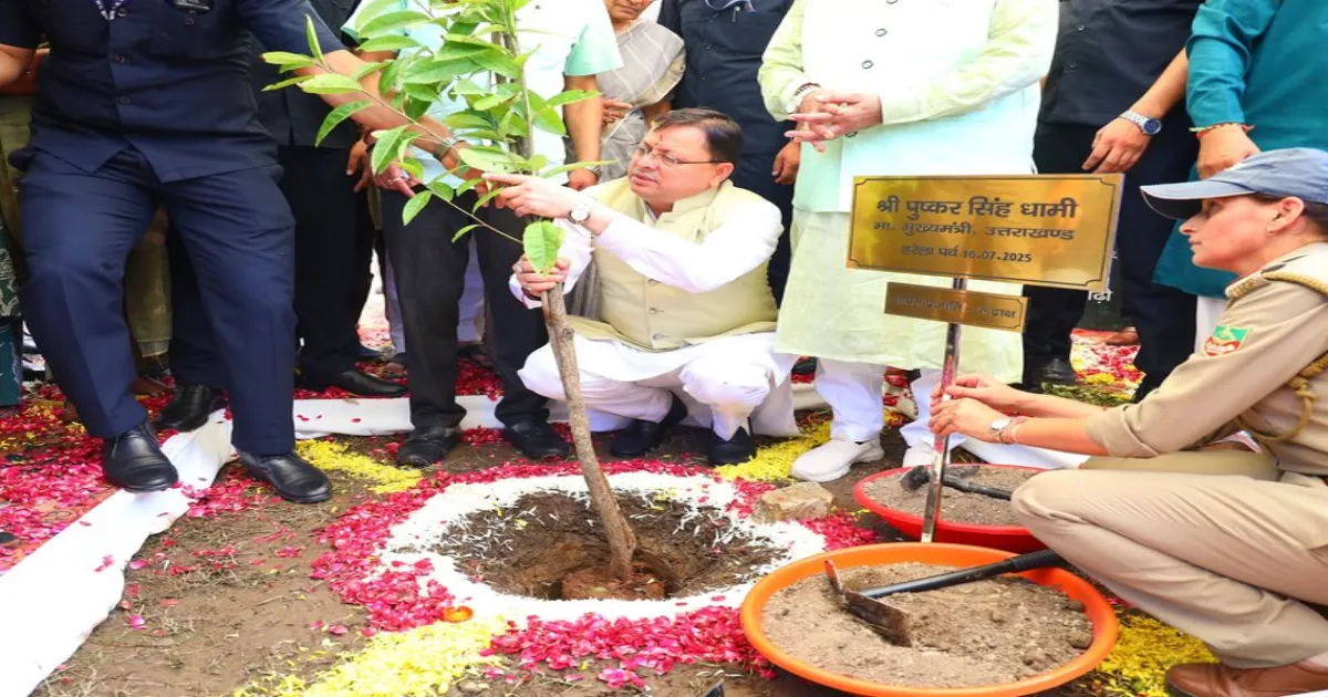 Uttarakhand Shatters Records with 8.13 Lakh Saplings Planted in One Day