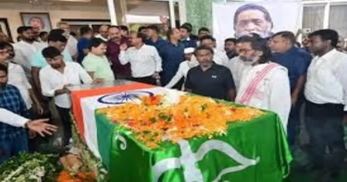 Shibu Soren’s Funeral Held with State Honours