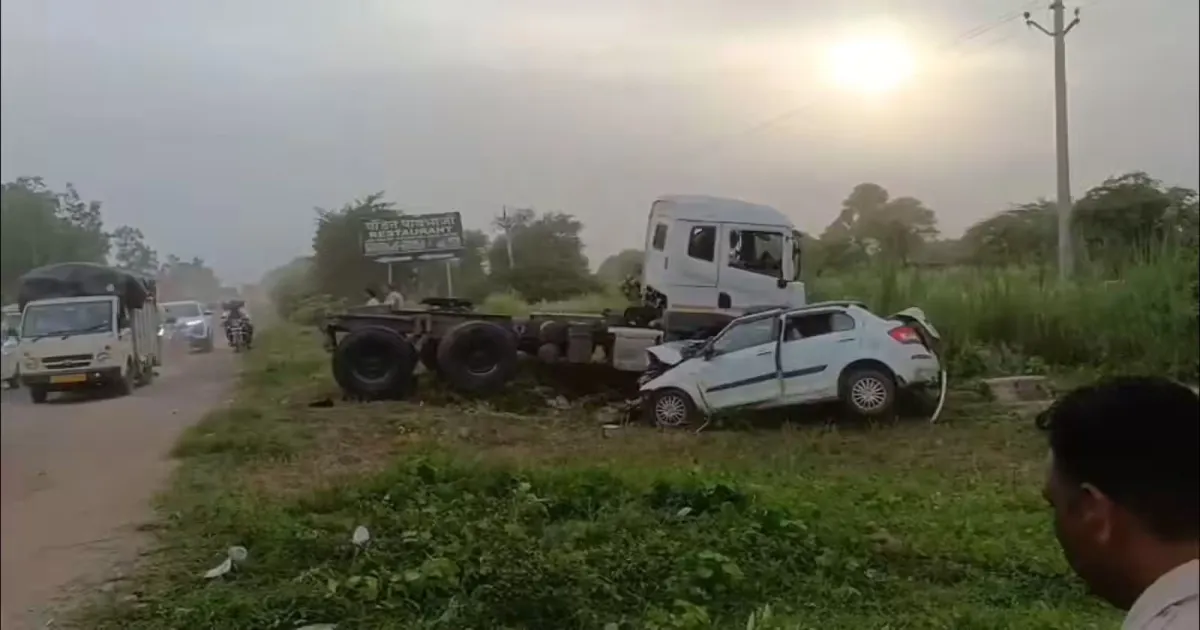 Deadly Rajasthan Crash: Five Killed in Dausa Highway Collision